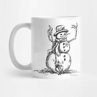 Fancy Snowman Mug